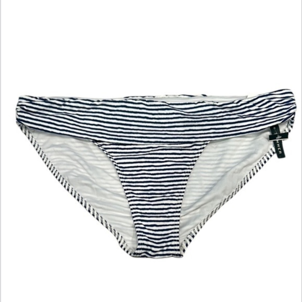 Lauren Ralph Lauren striped swim bikini bottoms size 16